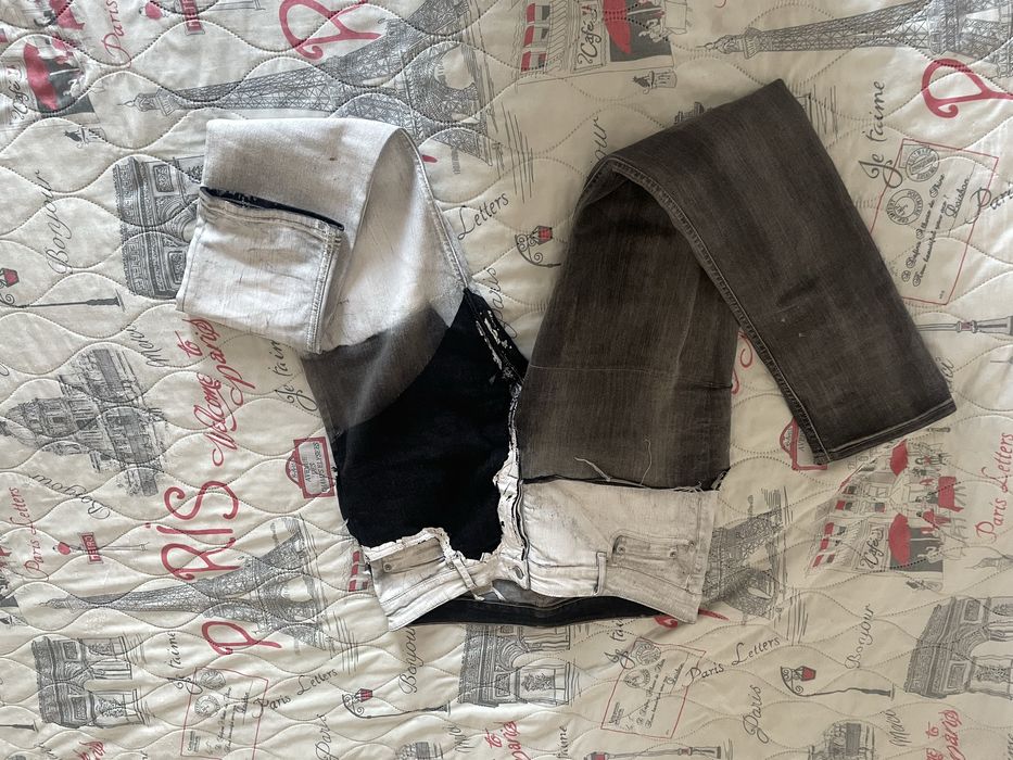 Rick Owens Tyrone Collage Denim - SAMPLE