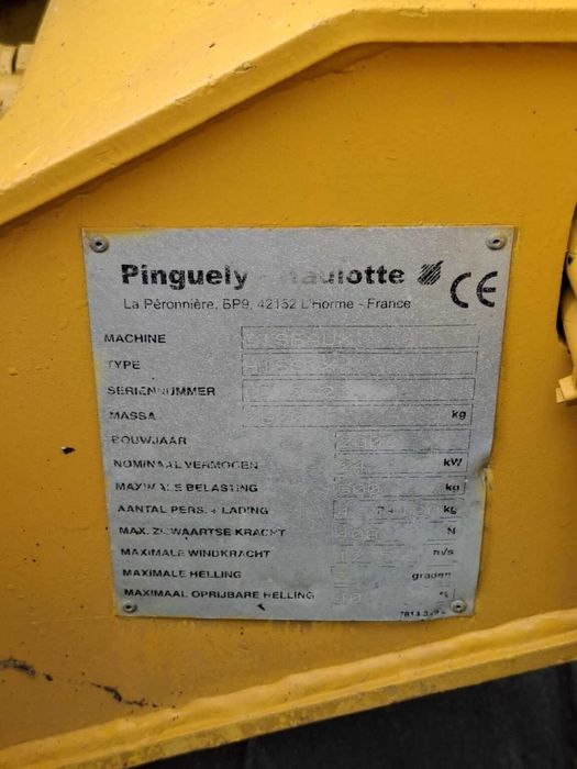 Nacela foarfeca PINGUELY-HAULOTTE Ciseaux H18SDX CD10423