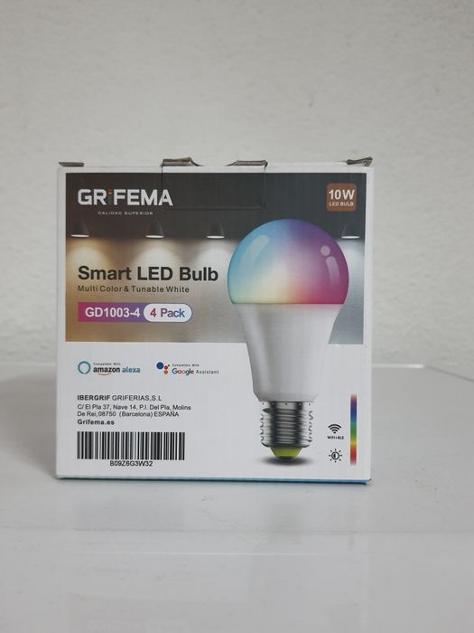 Smart led крушки e27  Wifi  amazon alexa/google assistant