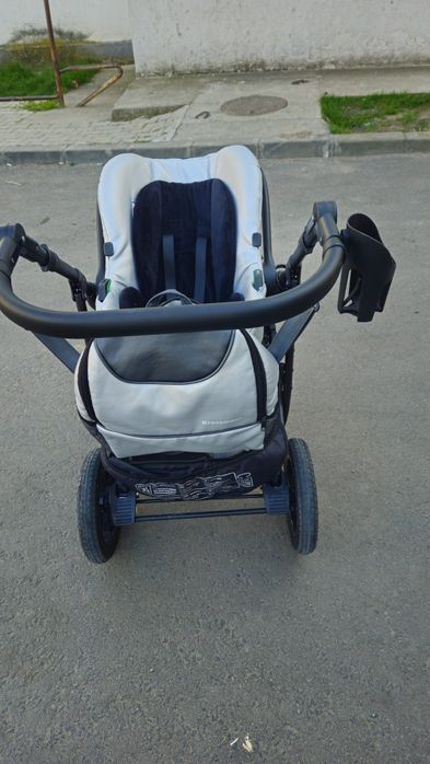 Vand căruț 3 in 1 Krausman Trend Pro Silver