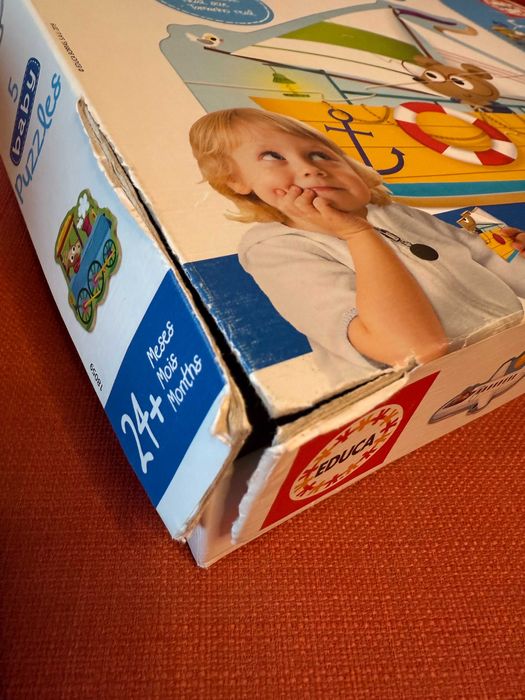 Дървени колички IKEA и бебешки пъзел Educa 5 в 1