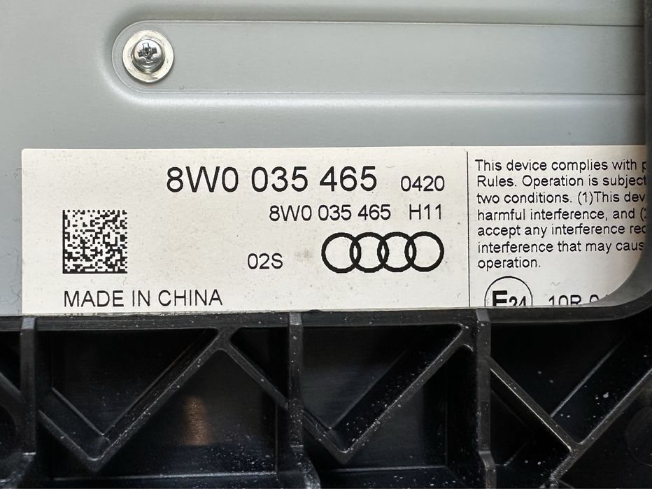 Sistem audio Bang Olufsen Audi A4 B9, A5 8W