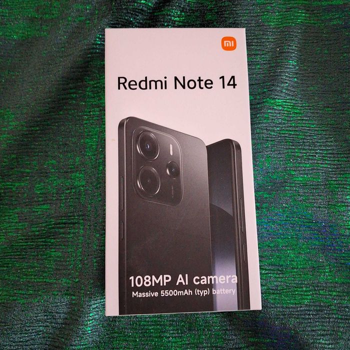 Xiaomi Redmi Note 14 4 G-256 GB Stocare/8GB RAM-Camera 108 MP- Ecran AMOLED 120 hZ-cA NOU/Global Version
