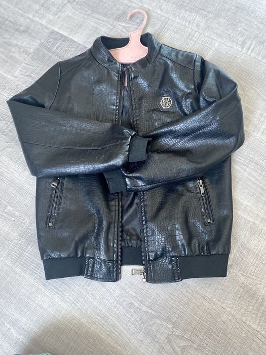 Детская кожанная куртка