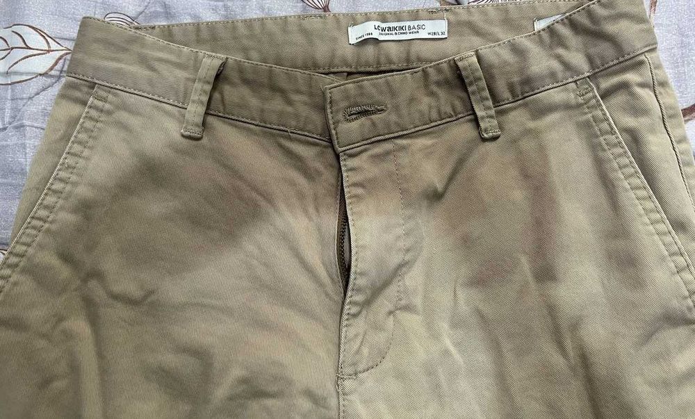 Брюки из хб ткани 36 размер, наш 42, для худенькой, прямые