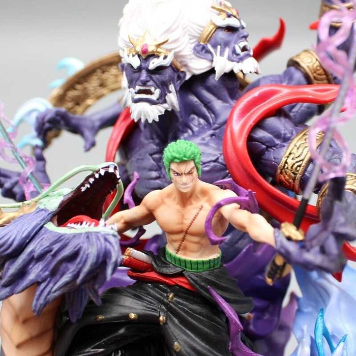 Figurină Anime One Piece – Roronoa Zoro, statuetă colecție - FULL BOX
