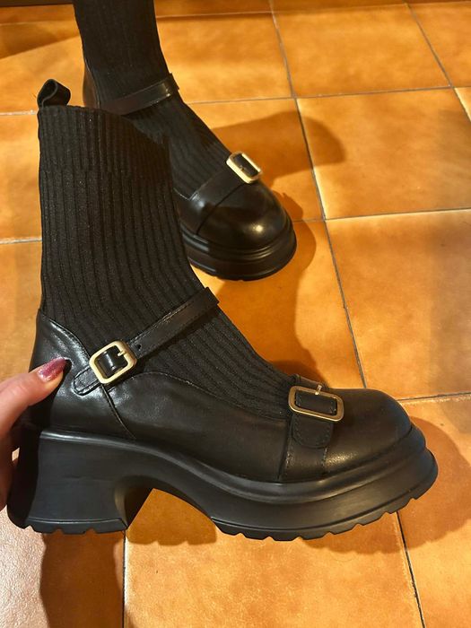 Обувки, нови, естествена кожа, 38 номер