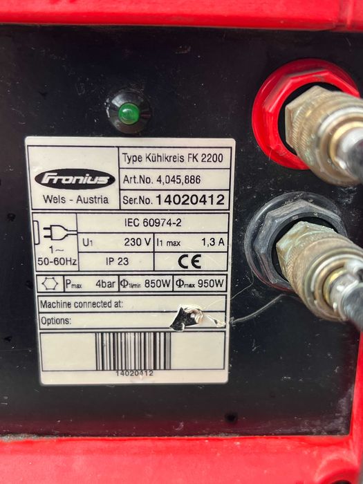 Fronius TransTig 2200 Job G/F + răcitor Fronius FK 2200 – set complet
