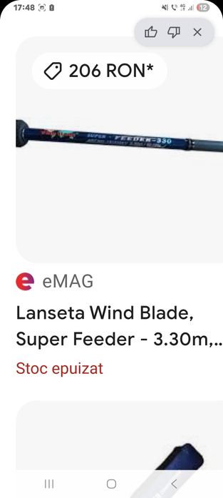 Lansete si mulinete feder  crap somn