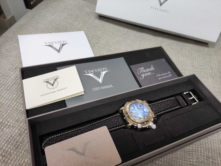 Титаниев моноблок и бронз - Visconti Abyssus - НОВ,