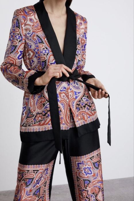 Сатенен комплект Zara / Зара