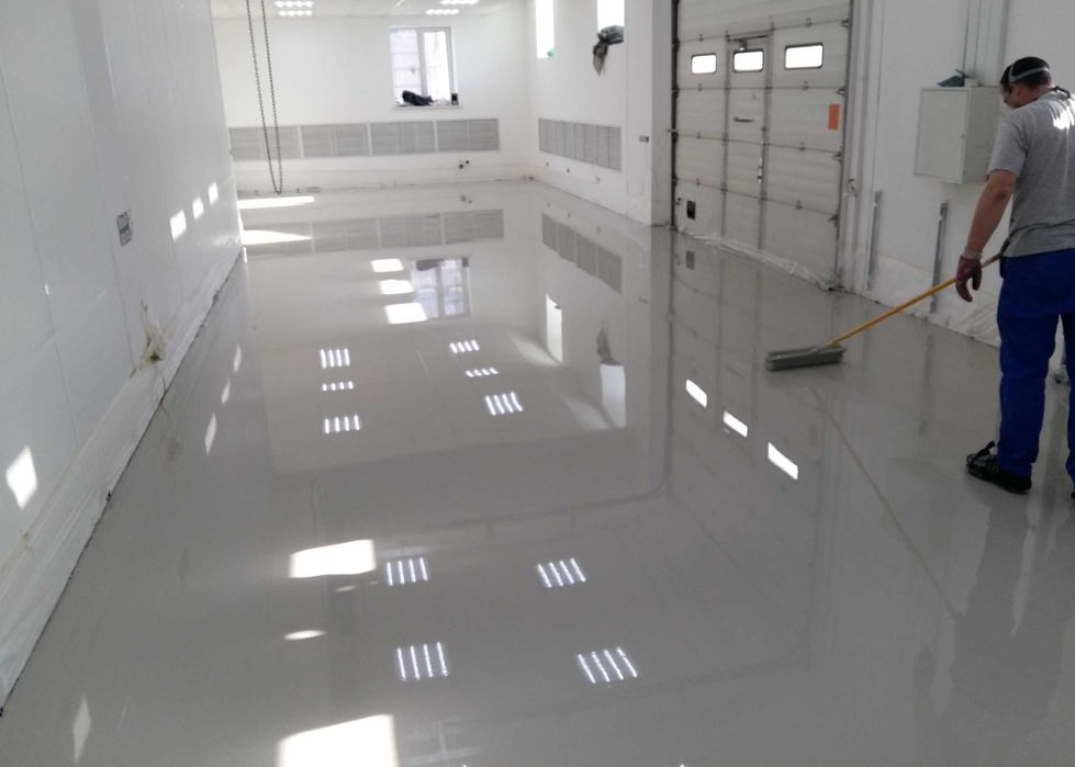 Промышленные напольные метакриловые краски, эпоксидные, наливные полы