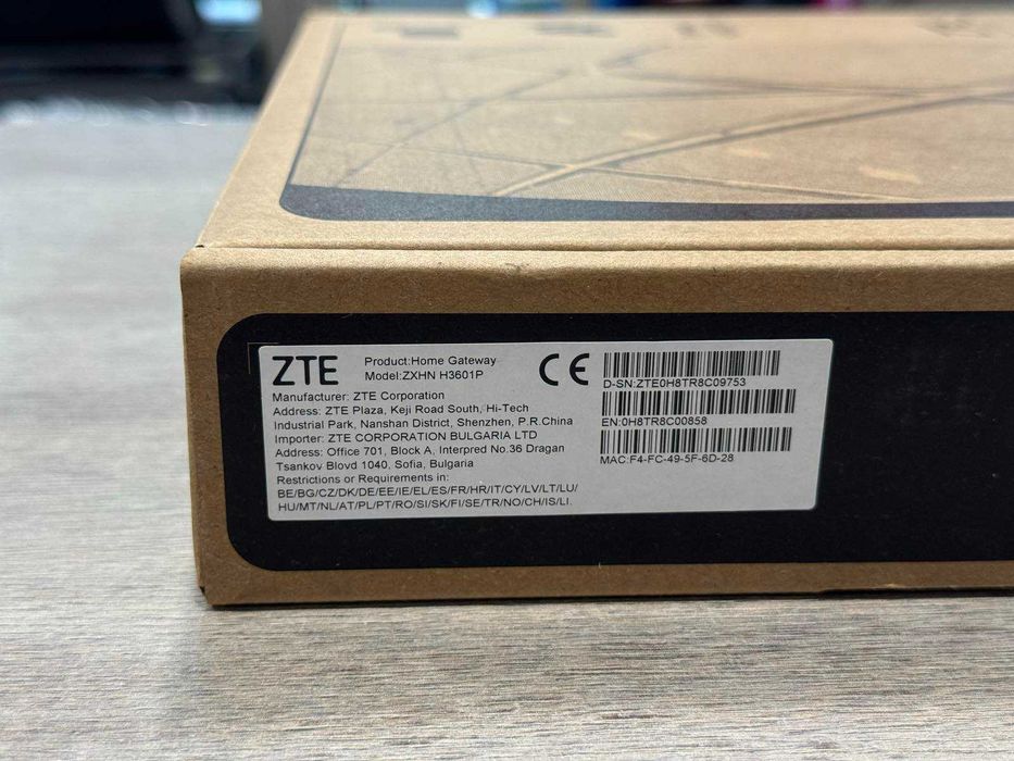 Рутер ZTE H3601P