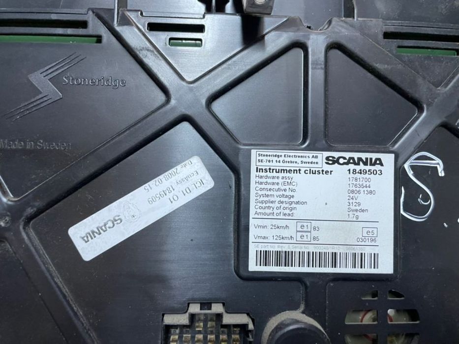ceasuri de bord scania euro5 1849503