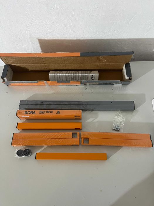 BORA Portamate PBR-0410 – Organizator metalic pentru lemn / raft de perete