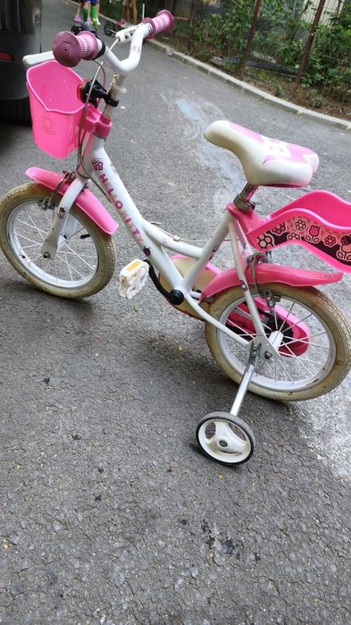 Bicicleta copii cu roti ajutatoare