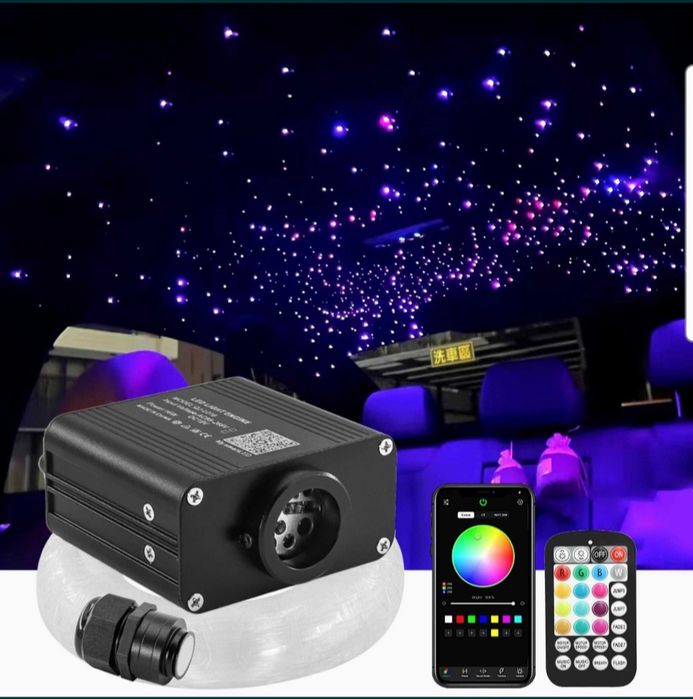 Kit Plafon Instelat! STELUTE 500 BucX3M Twinkle Stars RGBW