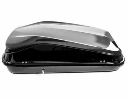Автобокс Junior Easy 145x94x40cm с 85 mm крепежи, с ключ, 420Л - черен