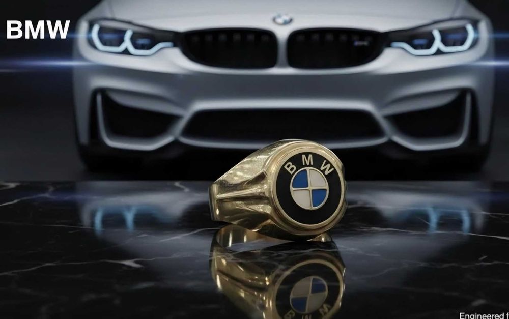 Мъжки златен пръстен BMW 14 карата 5.7гр