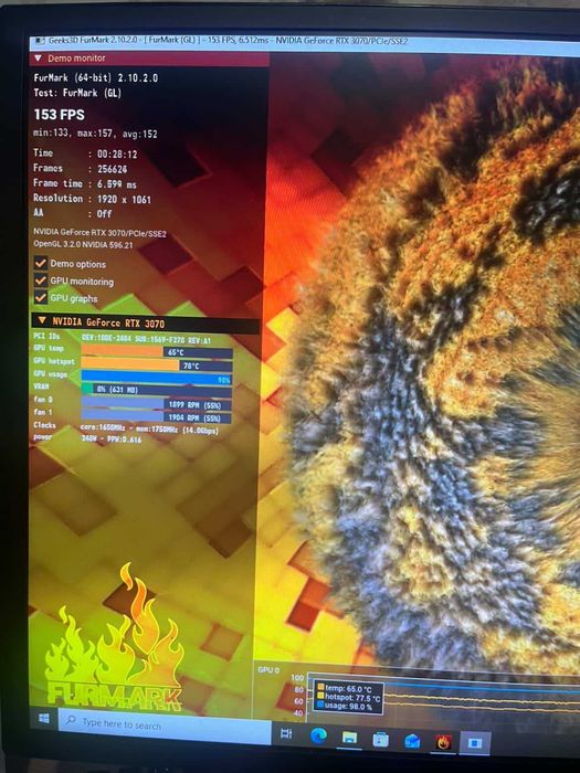 Геймърски Компютър Ryzen 7 3800XT | Rtx 3070 Super EVGA | 16GB Ram | 256GB SSD