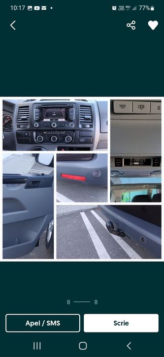 Vând T 5 Transporter caravelle duba