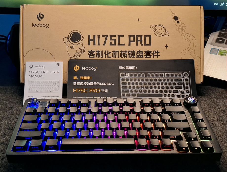 Tastatura mecanica Leobog HI75C PRO, aluminiu CNC, 3 mode