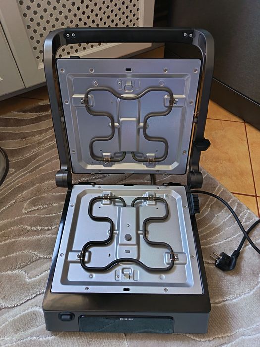 Gratar electric Philips HD6307/70 Seria 7000, 2200 W, nou.
