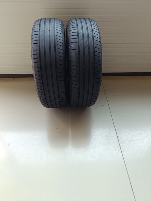 2бр летни гуми 215/65/17/Bridgestone turanzza6/Enleten6/dot0924/5мм грайфер
