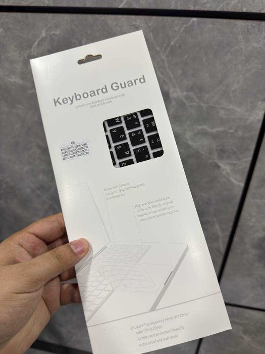 Чехол накладка клавиатуры для всех MacBook с Русскими буквами