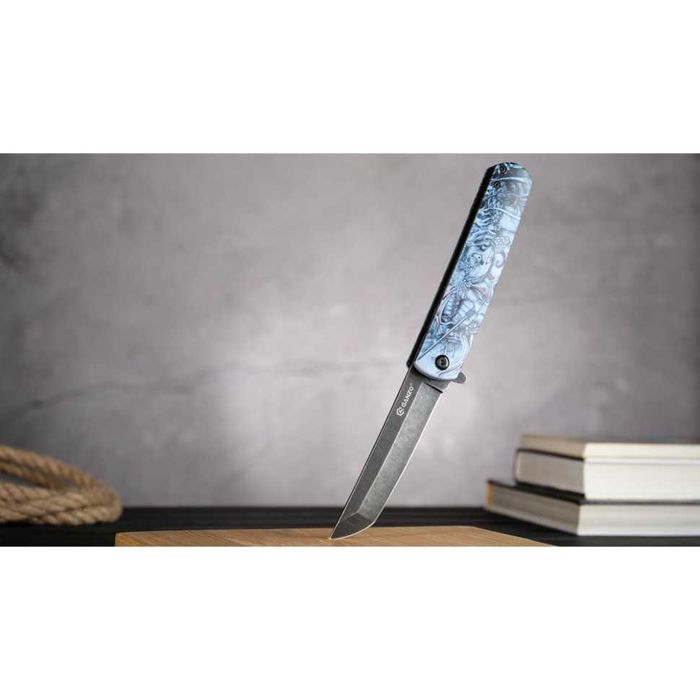 Сгъваем нож Ganzo G626-GS Blue Samurai Tanto