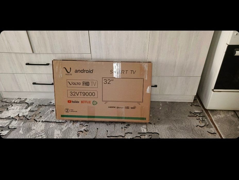 Televizor bor volto yangi ochilmagan