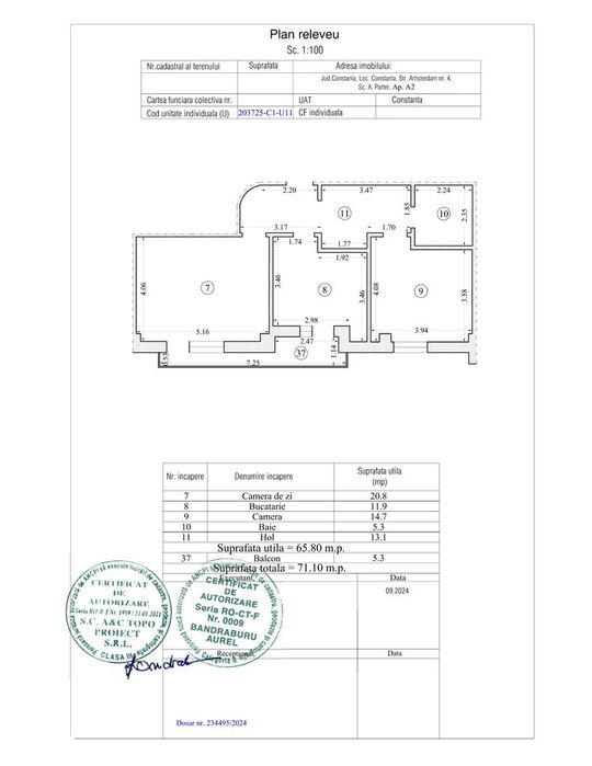 2 camere decomandate - Parcare inclusa - Fara comision