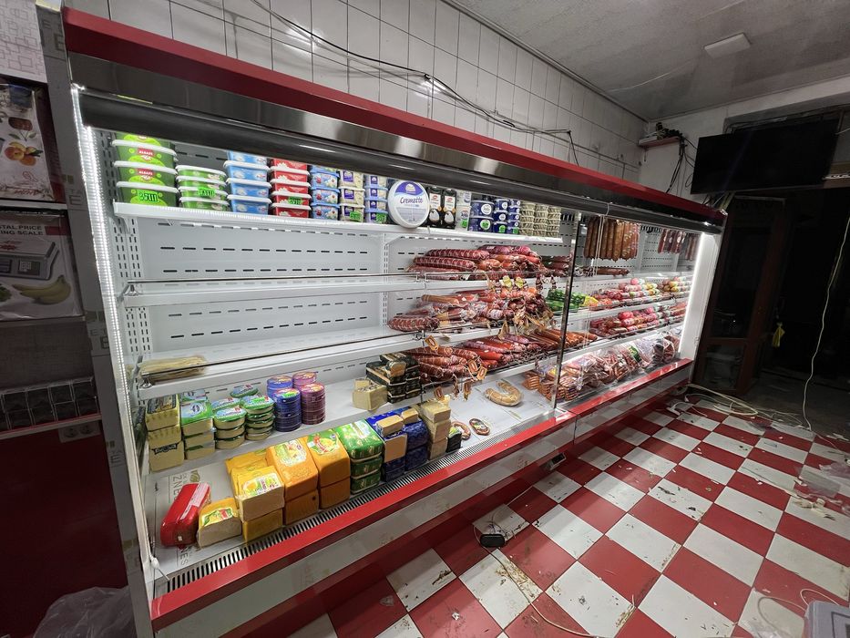 витрина холодильник горка