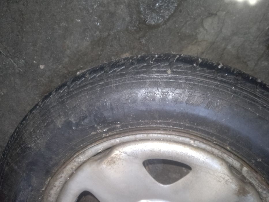 Колеса Волга, ромашки, с резиной