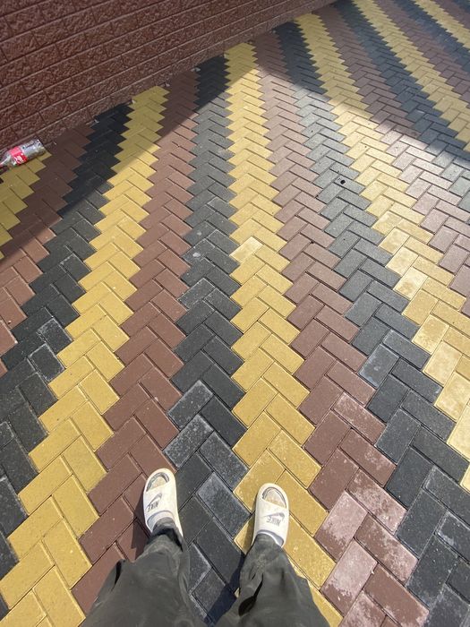 Укладка брусчатки