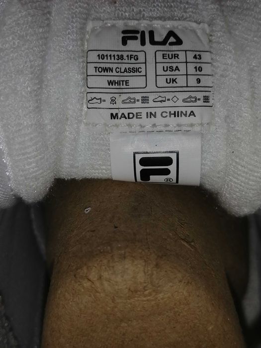 Adidași Fila din piele naturală