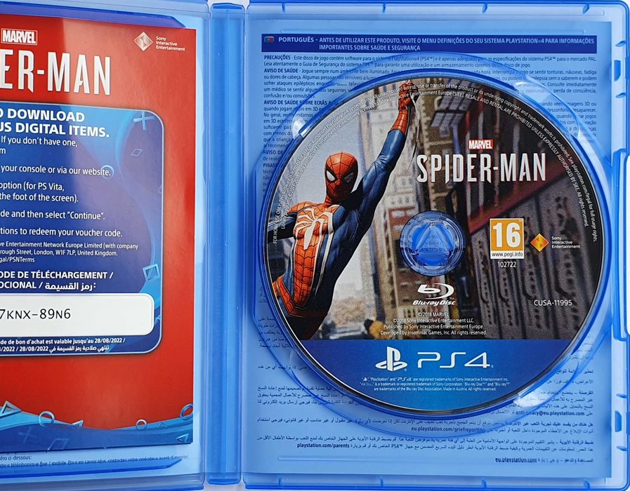 Перфектен диск Spider Man G.O.T.Y PS4 Playstation 4 Marvel Spider-Man