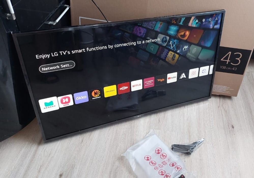 Смарт телевизор LG 109см - 43 дюйма