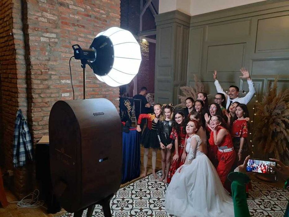 Cabina foto/artificii / baloane explozive  / video 360 / fum greu