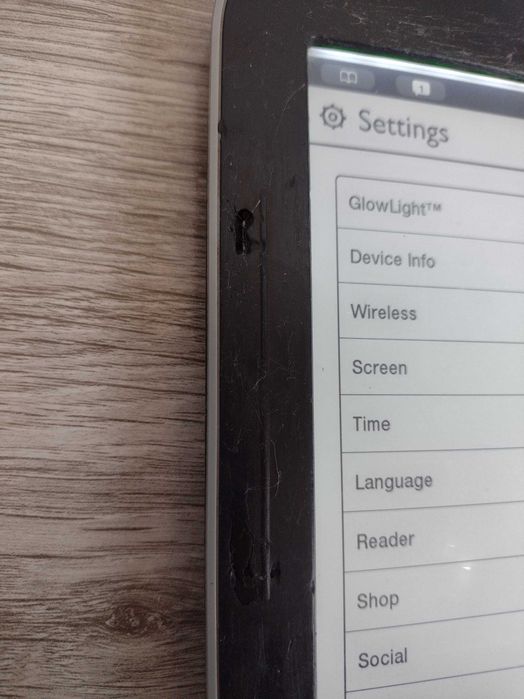 Nook BNRV350 електронна книга с подсветка