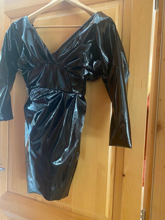 Новогодишна латексова рокля ASOS