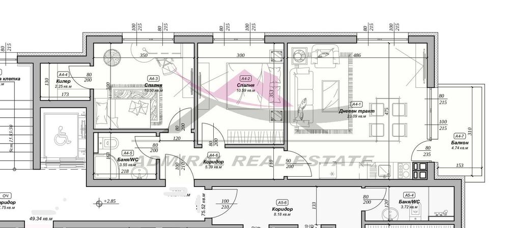 Продава се Тристаен апартамент в Варна, Възраждане 3 - 83 кв.м за 2470 €/кв.м - Снимка #6