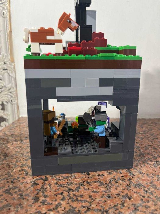 лего майнкрафт чанк самоделка