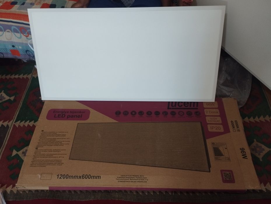 Чироклар Ёритиш усканалариLED panel 1200×600