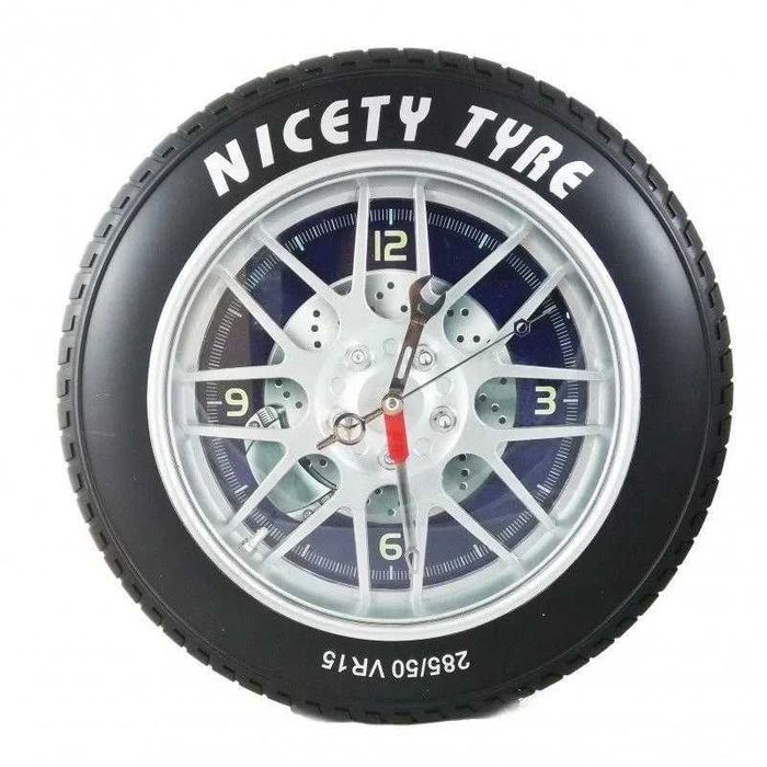 Ceas de Perete Sport Wheel – Design Unic în Forma de Roata, NOU!