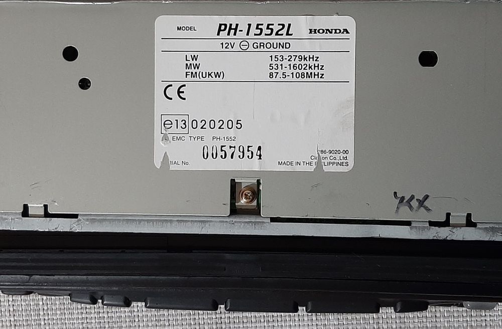 Casetofon auto Clarion Honda 1552L OEM
