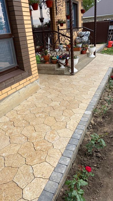 Укладка брусчатки