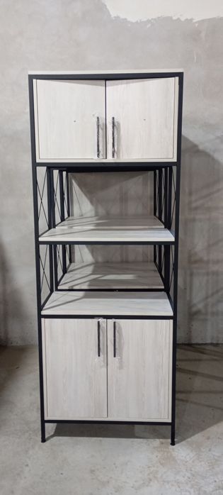 Имеется письменный стол в стиле лофт стеллажи в наличии.