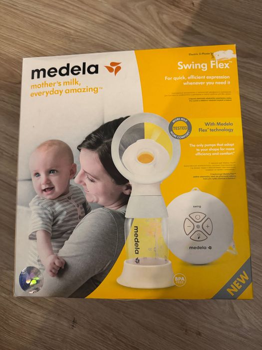 MEDELA Единична двуфазна електрическа помпа за кърма Swing Flex