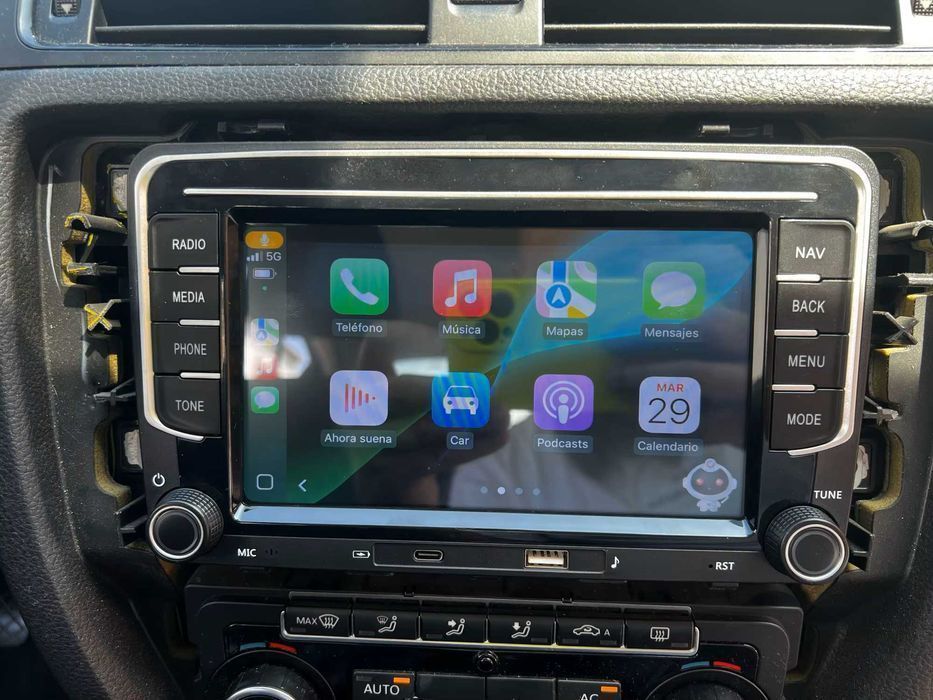 4GB Navigatie VW Golf Passat Skoda Octavia Seat Tiguan Touran CARPLAY